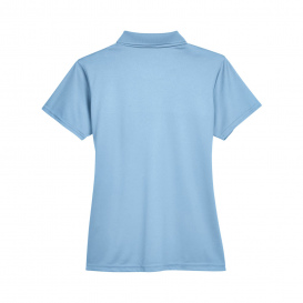 Harriton M315W Ladies 4 oz. Polytech Polo - Light Blue