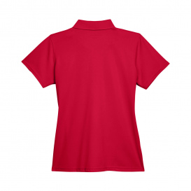 Harriton M315W Ladies 4 oz. Polytech Polo - Red