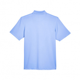 Harriton M345 Men\'s Advantage Snag Protection Plus IL Snap Placket Polo - Industry Blue