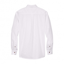 Harriton M500T Men's Tall Easy Blend Long Sleeve Twill Shirt with Stain Release - Stone