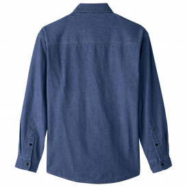 Harriton M540 Men\'s Denim Shirt Jacket - Dark Denim