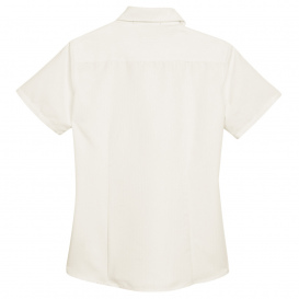 Harriton M560W Ladies Barbados Textured Camp Shirt - Creme