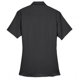 Harriton M570W Ladies Bahama Cord Camp Shirt - Black