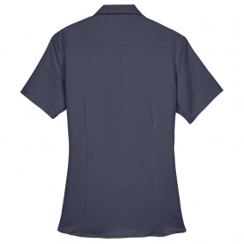 Harriton M570W Ladies Bahama Cord Camp Shirt - Navy