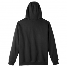Harriton M711 Men\'s ClimaBloc Lined Heavyweight Hooded Sweatshirt - Black