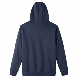 Harriton M711 Men\'s ClimaBloc Lined Heavyweight Hooded Sweatshirt - Dark Navy