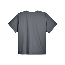 Harriton M897 Adult Restore 4.9 oz. Scrub Top - Dark Charcoal