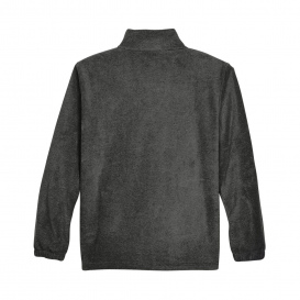 Harriton M990 Men\'s 8 oz. Full Zip Fleece - Charcoal