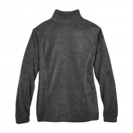 Harriton M990W Ladies 8 oz. Full Zip Fleece - Charcoal