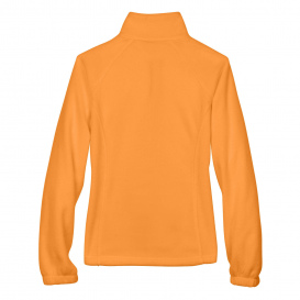 Harriton M990W Ladies 8 oz. Full Zip Fleece - Safety Orange