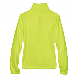 Harriton M990W Ladies 8 oz. Full Zip Fleece - Safety Yellow