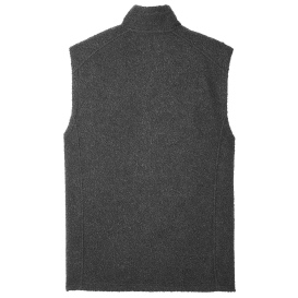 North End NE714 Men\'s Aura Sweater Fleece Vest - Black/Black