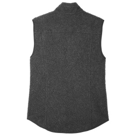 North End NE714W Ladies Aura Sweater Fleece Vest - Black/Black