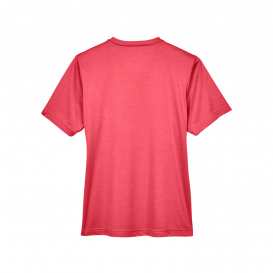 Team 365 TT11HW Ladies Sonic Heather Performance T-Shirt - Sport Red Heather