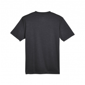 Team 365 TT11HY Youth Sonic Heather Performance T-Shirt - Black Heather