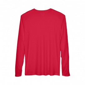 Team 365 TT11L Men\'s Zone Performance Long Sleeve T-Shirt - Sport Red