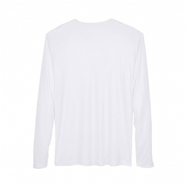 Team 365 TT11L Men\'s Zone Performance Long Sleeve T-Shirt - White