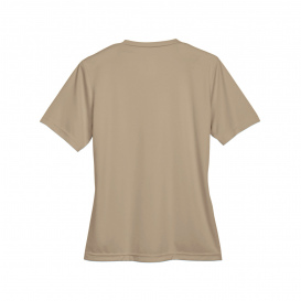 Team 365 TT11W Ladies Zone Performance T-Shirt - Desert Khaki