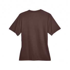 Team 365 TT11W Ladies Zone Performance T-Shirt - Sport Dark Brown