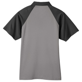 Team 365 TT21C Men\'s Command Snag Protection Colorblock Polo - Sport Graphite/Black