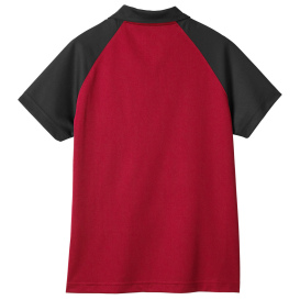 Team 365 TT21CW Ladies Command Snag Protection Colorblock Polo - Sport Red/Black