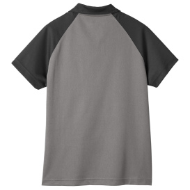 Team 365 TT21CW Ladies Command Snag Protection Colorblock Polo - Sport Graphite/Black