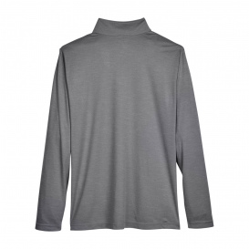 Team 365 TT31H Men's Zone Sonic Heather Performance Quarter-Zip - Dark Grey Heather