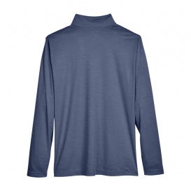 Team 365 TT31H Men's Zone Sonic Heather Performance Quarter-Zip - Sport Dark Navy Heather