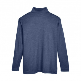 Team 365 TT31HY Youth Zone Sonic Heather Performance Quarter-Zip - Sport Dark Navy Heather
