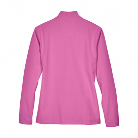 Team 365 TT80W Ladies Leader Soft Shell Jacket - Charity Pink