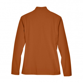 Team 365 TT80W Ladies Leader Soft Shell Jacket - Sport Burnt Orange