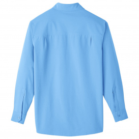 UltraClub UC500 Men\'s Bradley Performance Woven Shirt - Columbia Blue