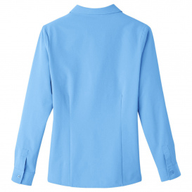 UltraClub UC500W Ladies Bradley Performance Woven Shirt - Columbia Blue