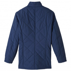 UltraClub UC708 Men\'s Dawson Quilted Hacking Jacket - Navy