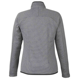 Core 365 CE72W Ladies Venture Heathered Stripe Full-Zip - Black/White