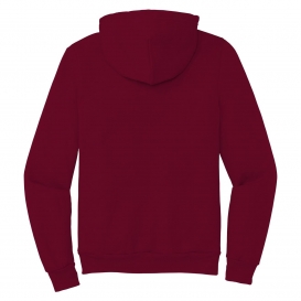 American Apparel F497W Flex Fleece Zip Hoodie - Cranberry