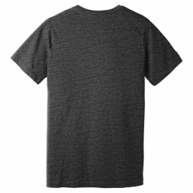 Bella + Canvas BC3005 Unisex Jersey Short Sleeve V-Neck Tee - Charcoal-Black Slub