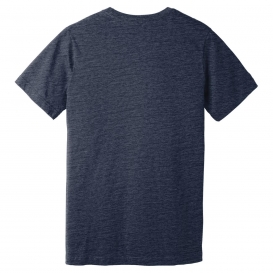 Bella + Canvas BC3005 Unisex Jersey Short Sleeve V-Neck Tee - Navy Slub