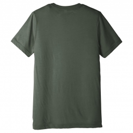 Bella + Canvas BC3413 Unisex Triblend Short Sleeve Tee - Military Green Triblend