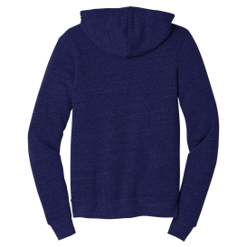 Bella + Canvas BC3909 Unisex Triblend Sponge Fleece Full-Zip Hoodie - Navy Triblend
