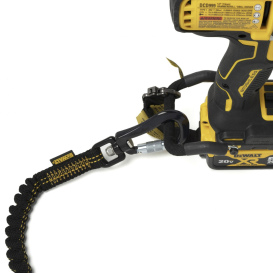 DEWALT DXDP721501 Power Tool Lanyard with Dual Carabiner - 38 in. (0.96 m) - 25 lbs. (11.3 kg) Capacity