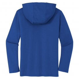 District DT139Y Youth Perfect Tri Long Sleeve Hoodie - Deep Royal