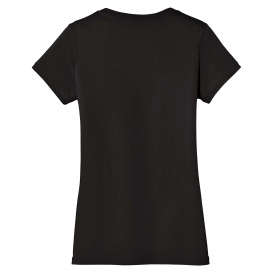 District DM1170L Women's Perfect Weight V-Neck Tee - Jet Black | Full ...