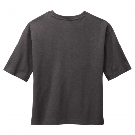 District DT6402 Women\'s V.I.T. Boxy Tee - Heathered Charcoal
