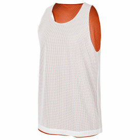 Sport-Tek ST5000 PosiCharge Reversible Mesh Tank - Deep Orange/White
