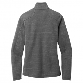 Eddie Bauer EB251 Ladies Sweater Fleece Full-Zip - Dark Grey Heather