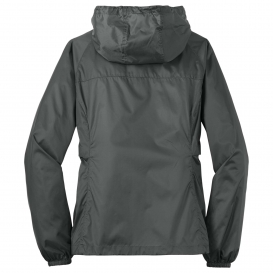 Eddie Bauer EB501 Ladies Packable Wind Jacket - Grey Steel