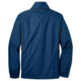 Eddie Bauer EB550 Rain Jacket - Deep Sea Blue/Dark Adriatic