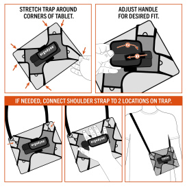 Ergodyne Squids 5549 Tablet Holder with Detachable Shoulder Strap