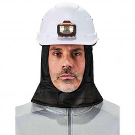 Ergodyne N-Ferno 6867 Three-Layer Winter Hard Hat Liner - Shoulder Length - Black